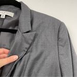 Nine West Grey Single Button Closure Classic Womens Blazer Jacket 16 Suit Work Photo 3