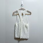 American Eagle crochet knit sweater tank top summer cotton boho beach swim small Photo 4