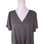 Madewell - Novel Tie-Front Short Sleeve Lightweight Dress Top Blouse Sz S Photo 4