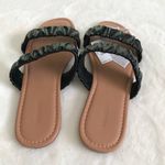 Old Navy New  ruched two traps flat sandals, women size 7 Photo 3