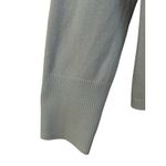 Shu Shu Anthropologie Blue Zip Up Cardigan Sweater Ribbed Knit Long Sleeve Large Photo 5