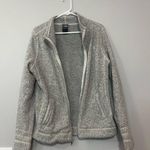 The North Face Gray Zip-Up Jacket Photo 0