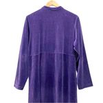 Nordstrom Vintage 90s Velour Maxi Dress Women’s Size LP Large Purple Amethyst Photo 4
