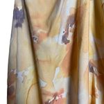 Significant Other Libby Cream Floral Plunge Neck Sleeveless Slip Maxi Dress Sz 8 Orange Photo 7