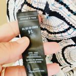 Billie & Blossom oriental fan print woven blouse size 10p Photo 7