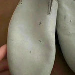 Born Blue/Gray leather slingback slip on shoes womens 8 Gray Photo 7