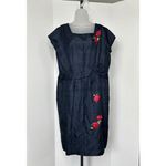 Gorgeous Raw Silk Vintage Dress Size L Photo 0