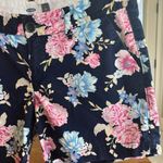 Old Navy  Blue Floral Cotton Chino Shorts Photo 3