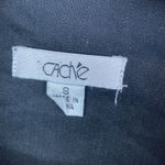 Cache Linen Blend Black Long Sleeve Zip Up Utility Pocket Barn Jacket S Photo 4