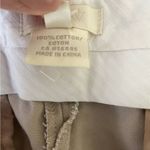 J.Crew Pants Women 10 Beige Cotton Straight Leg Pockets Work Y2K Preppy Coastal Photo 8