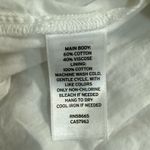 Abound  White Tiered Boho Fairy Lined Cotton Blend Maxi Skirt size L NEW Tags Photo 3