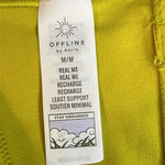 Aerie OFFLINE By  Real Me Racerback Longline Sports Bra, Green Rush Photo 7