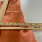 ASOS Dress Womens US 10 Orange Strapless Midi Ruched Asymmetric Formal Photo 8