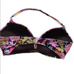 Victoria's Secret ✨ victoria secret black floral halter convertible bikini top✨ Photo 2