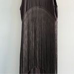 ASOS Black Petite Bodycon Fringe Dress Photo 8