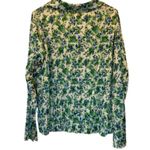 Mango Floral Printed Shirred Shirt Size US 6 Photo 4