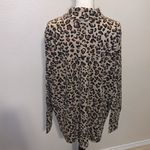 Anthony Richards leopard print long sleeve turtleneck shirt Black Size 3X Photo 3