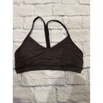 Fleo Reinette Racerback Sports Bra in Limited Edition Taupe Black Size Medium Brown Photo 3
