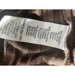 Michael Stars Nadine Mock Neck Ribbed Brown Elbow Length Sleeves Top EUC Sizs XS Photo 7