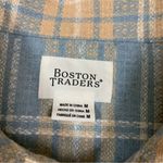 Boston Traders  Plaid Flannel Shacket Jacket Button Front Midweight Workwear‎ M Photo 2