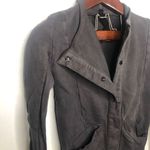 Intermix  Improvd Distressed Cardigan Jacket Charcoal Gray Sweater Xs Xsmall Photo 1