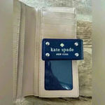 Kate Spade  Wellesley Stacy navy leather wallet NWOT Photo 6