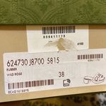 Gucci Rubber Logo Sandal Slipper Size 38 Photo 6