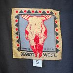 Vintage Y2K Desert West Black Floral & Heart Print Vest Photo 4