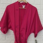 Morgan Taylor Fantasies by pink satin short robe Photo 1