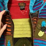 Rising International Distressed Intentionally Faded Long Sleeve Zip Up Jacket Size L Photo 6