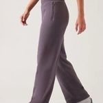 Athleta Retroplush Straight Leg Pant style #401475 dusk violet comfort size XL Photo 1
