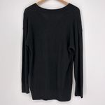 Gap V-Neck Merino Wool Blend Oversized Sweater Size Large Black New with tags! Photo 6