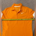 Nike  Dri-Fit Golf Tour Bright Ceramic Orange Button Down Polo Shirt Photo 2