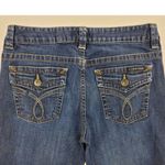 Calvin Klein Jeans Womens 30/10 Blue Lean Boot Cut Stretch Flap Pockets Y2K Photo 3