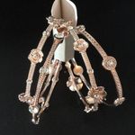 Set of 4 Natasha Rose Gold Bangles With Crystals Photo 0