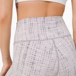 Lululemon wunder under high rise crop leggings Sz 6 jacquard moonphase silver Photo 4