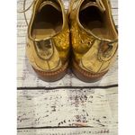 The Office of Angela Scott Mr Leopold gold patent leather Oxford 37.5/7.5 new wi Photo 4