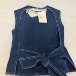 Denim top and skirt Blue Photo 4