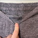 Lululemon gray heathered hotty hot athletic shorts 4” inseam mid rise Photo 2