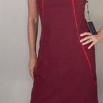 Tommy Hilfiger NWT sleeveless burgundy and red sheath dress Sz 6. Photo 1