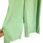 Stradivarius Asos Green Mid Rise Belted Wide Leg Slacks Size Medium Photo 4