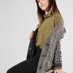 Buckle Gilded Intent Washed Grandpa Cardigan Sweater Photo 0