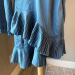 Waverly Grey Blue Wrap Dress Medium Photo 3