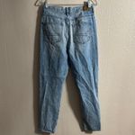 American Eagle  Mom Jean Ripped Blue Denim Jeans Photo 8