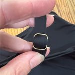 ANDIE  Bikini Set Maui Top Bikini Bottom Swimsuit Aegean Teal Black sz L NWT/NWOT Photo 3