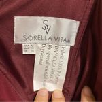 Sorella Vita  Burgundy Chiffon Maxi Dress Sz 12 NWT Photo 5