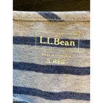 LL Bean Dress Womens Small Blue Coastal Stretch Beachy Preppy Knee Length Casual Photo 3