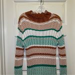 Rebdolls NWT  Green/Brown/White  Striped Knit Sweater Dress size 3X Photo 6