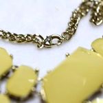 Source Unknown Mellow Yellow Funky Boho Statement Cabochon Beads Gold Tone Grunge Necklace Photo 2
