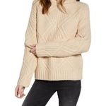 Caslon  Tan Diamond Cable Knit Turtleneck Sweater XXL NWT Photo 0
